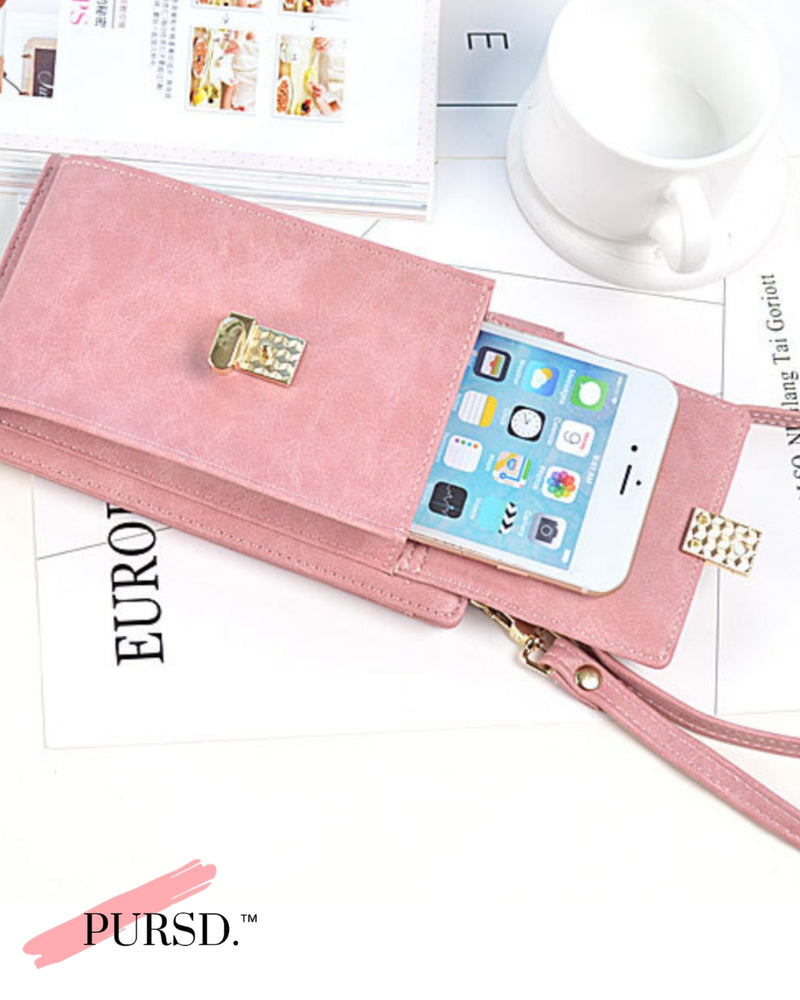 Pink BOULEVARD Bag by PURSD Cellphone and Smartphone Case 