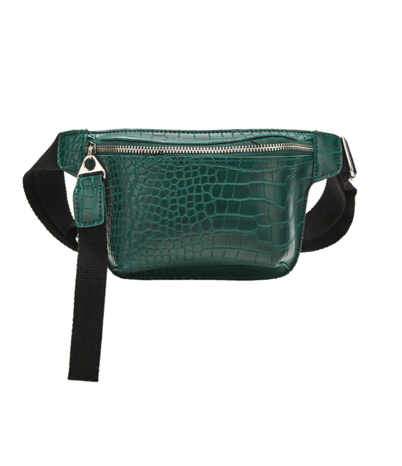 Crocodile Design Waist Bag. Stylish Women Waist Bag in Vegan Crocodile Leather. 