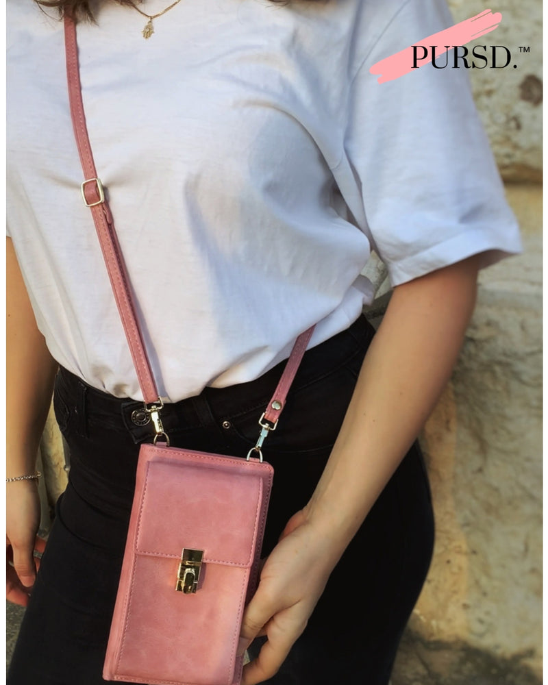 Pink Boulevard Fashion Women Bag wearing PURSD Bag